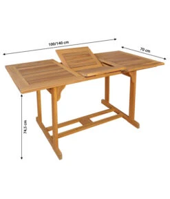 Dehner Ausziehtisch Macao -Günstig Gartenbedarf 1028026 WE BG 001 AusziehtischMacao