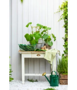 Zink-Gießkanne, 9 L, Grün -Günstig Gartenbedarf 1241272 WE MO 004 BlechgiesskanneFuerDenGartenBlechgiesskanneGruen9L