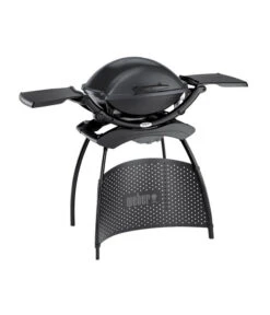Weber Elektrogrill Q 2400, Mit Stand, Dark Grey