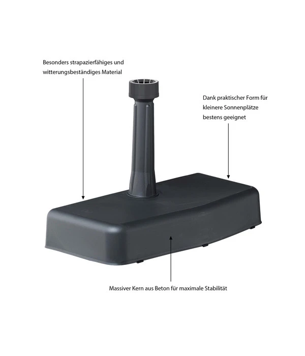Beo Balkonschirmständer, 20 Kg 4 Beo Balkonschirmständer, 20 Kg - Image 2