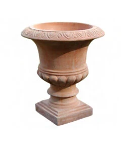 Terrakotta-Pokal, Rund, Ca. Ø32 Cm