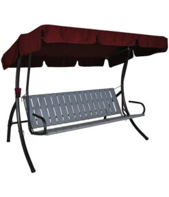 Angerer Hollywoodschaukel Trend Joy Bordeaux, 3-Sitzer -Günstig Gartenbedarf 1690254 WE FS 003 TrendJoyHollywoodschaukel