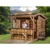 Weka Gartenhaus Nature 1, Ca. B287/H251/T331 Cm -Günstig Gartenbedarf 1807122 BildFS 001 GartenhausNature3Gr1