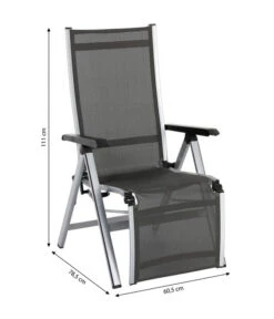 MWH Relaxsessel Elements, Silber -Günstig Gartenbedarf 1895481 WE BG 001 ElementsRelaxsesselSilberAnthrazith