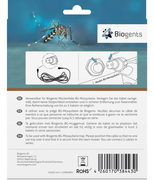 Biogents Verlängerungskabel Für Mückenfalle, 10 M 5 Biogents Verlängerungskabel Für Mückenfalle, 10 M - Image 3