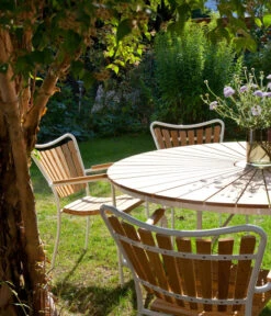 Cinas Gartentisch Ellen, Ca. Ø110/H74 Cm 8 Cinas Gartentisch Ellen, Ca. Ø110/H74 Cm -Günstig Gartenbedarf 2012250 WE MO 002 TischEllenD110Weiss