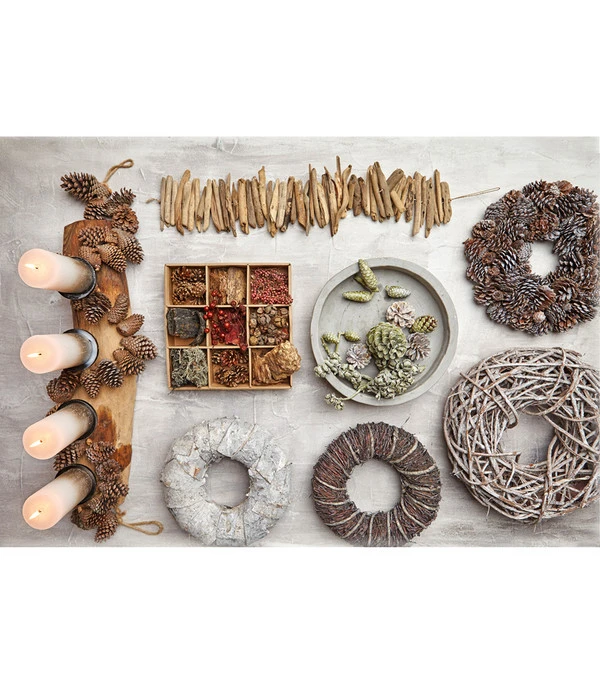 Dehner Kranz Liane Whitewash, Ca. Ø30 Cm 4 Dehner Kranz Liane Whitewash, Ca. Ø30 Cm - Image 2