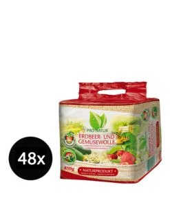 Ziegler Pro Natur® Erdbeer- & Gemüsewolle, 48 X 850 Gramm