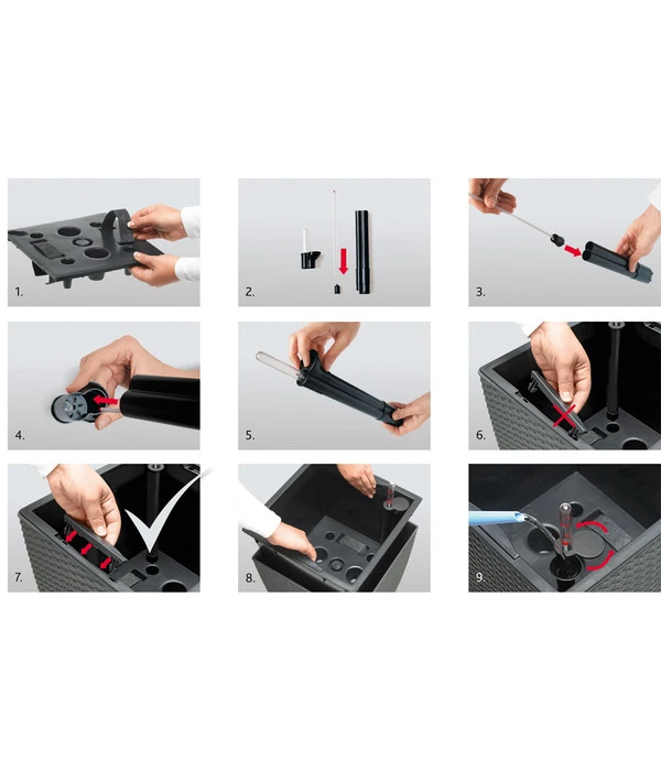 Dehner Kunststoff-Flechttopf Dallas, Quadratisch 14 Dehner Kunststoff-Flechttopf Dallas, Quadratisch - Image 12