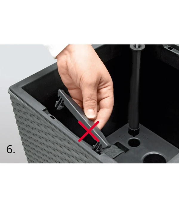 Dehner Kunststoff-Flechttopf Dallas, Quadratisch 11 Dehner Kunststoff-Flechttopf Dallas, Quadratisch - Image 9