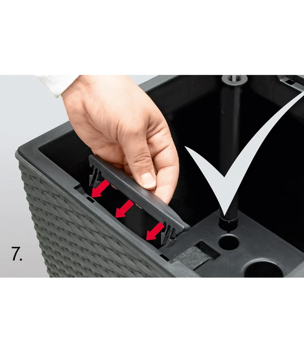 Dehner Kunststoff-Flechttopf Dallas, Quadratisch 12 Dehner Kunststoff-Flechttopf Dallas, Quadratisch - Image 10