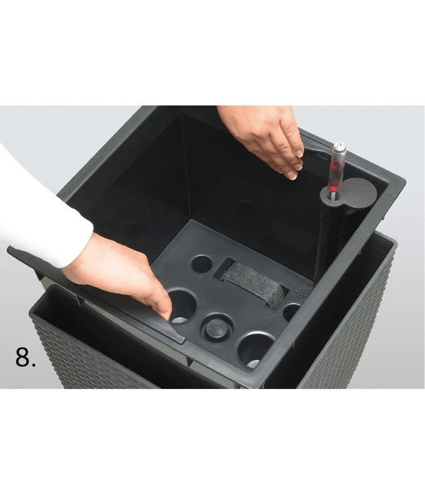 Dehner Kunststoff-Flechttopf Dallas, Quadratisch 13 Dehner Kunststoff-Flechttopf Dallas, Quadratisch - Image 11