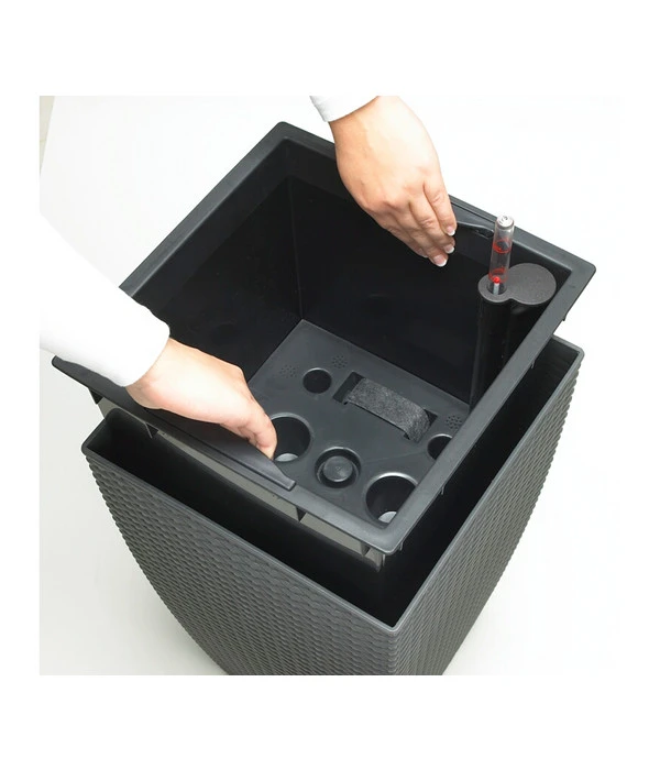 Dehner Kunststoff-Flechttopf Dallas, Quadratisch 15 Dehner Kunststoff-Flechttopf Dallas, Quadratisch - Image 13