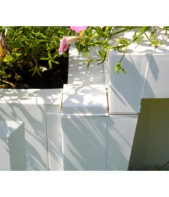 KHW Kunststoff-Gartenbank Berlin -Günstig Gartenbedarf 2547339 WE DE 002 BankBerlinweiss