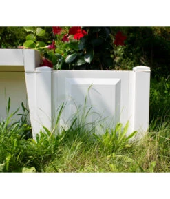 KHW Kunststoff-Gartenbank Berlin -Günstig Gartenbedarf 2547339 WE DE 007 BankBerlinweiss