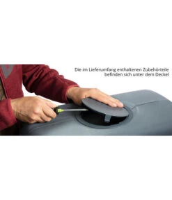 4rain SLIM Wandtank, Graphit, 330 Liter -Günstig Gartenbedarf 2891489 WE IG 001 OttoGrafWandtankSLIMStoneDecor330L