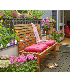 Dehner Akazienbank Paisley, 2-Sitzer -Günstig Gartenbedarf 3099728 WE MO 001 Akazienbank Paisley