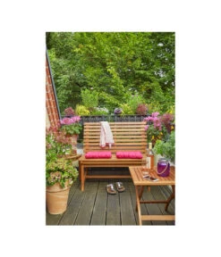 Dehner Akazienbank Paisley, 2-Sitzer -Günstig Gartenbedarf 3099728 WE MO 002 Akazienbank Paisley 1