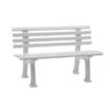 Blome Bank Ibiza, 2-Sitzer -Günstig Gartenbedarf 310698 WE FS 001 KunststoffbankIbizaweiss