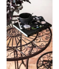 Metalltisch Antik, Ca. Ø61/H72 Cm -Günstig Gartenbedarf 3214889 WE DE 001 TischAntik