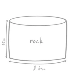 Outbag Outdoor-Sitzsack Rock Plus -Günstig Gartenbedarf 3452067 WE DE 002 GlobalBeddingPlusAnthrazit