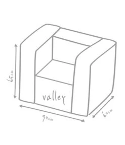 Outbag Outdoor-Sitzsack Valley Plus -Günstig Gartenbedarf 3456324 WE DE 002 ValleyPlusAnthrazit