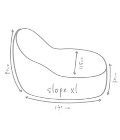 Outbag Outdoor-Sitzsack Slope XL Plus -Günstig Gartenbedarf 3464930 WE DE 002 SlopeXlPlusAnthrazit