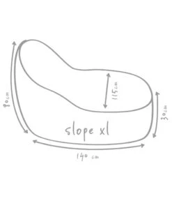 Outbag Outdoor-Sitzsack Slope XL Skin -Günstig Gartenbedarf 3466166 WE DE 002 SlopeSkinKieselXl