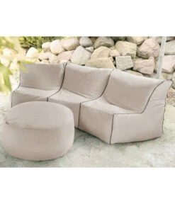 Outbag Outdoor-Sitzsack Piece Zipper Plus -Günstig Gartenbedarf 3484821 WE MO 002 OutbagOutdoorsitzsackbeige