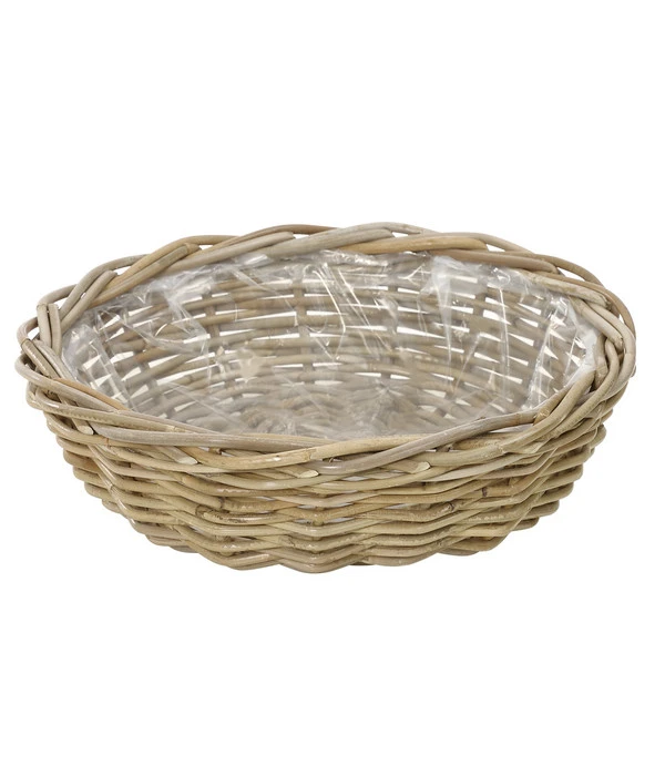 Van Der Leeden Rattan-Pflanzschale, Braun, Ø 41 Cm 3 Van Der Leeden Rattan-Pflanzschale, Braun, Ø 41 Cm