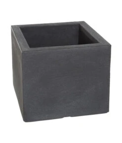 Dehner Kunststoff-Blumenkübel Palermo, Anthrazit