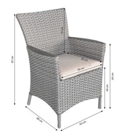 Dehner Geflechtsessel Salzburg -Günstig Gartenbedarf 4038154 WE FS 001 FlechtsesselSalzburg