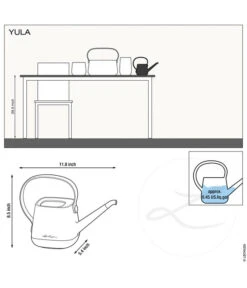 LECHUZA® YULA Gießkanne, 1,7 L 17 LECHUZA® YULA Gießkanne, 1,7 L -Günstig Gartenbedarf 4065884 WE IG 001 LechuzaYula