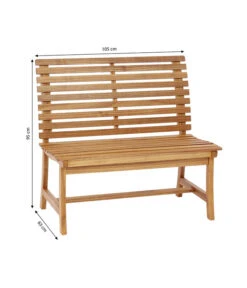 Dehner Akazienbank Paisley, 2-Sitzer -Günstig Gartenbedarf 4069167 WE BG 001 AkazienbankPaisley