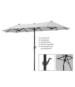 Schneider Classics Sonnenschirm Salerno, Rechteckig, Ca. B300/T150 Cm -Günstig Gartenbedarf 4075859 WE IG 001 SchirmSalerno