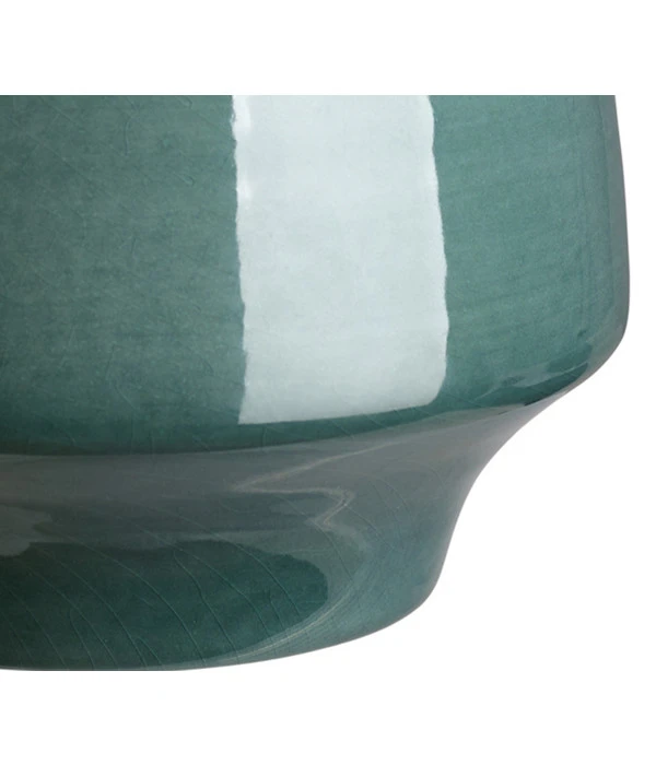 Dehner Keramik-Übertopf Elsa, Bauchig, Türkis 9 Dehner Keramik-Übertopf Elsa, Bauchig, Türkis - Image 7