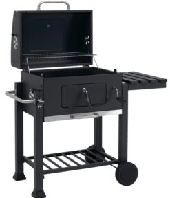 Tepro Click Holzkohle Grillwagen Toronto, Anthrazit -Günstig Gartenbedarf 4161691 WE FS 003 teproGrillwagenTorontoClick