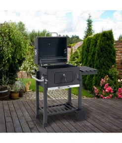 Tepro Click Holzkohle Grillwagen Toronto, Anthrazit -Günstig Gartenbedarf 4161691 WE MO 001 teproGrillwagenTorontoClick