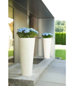 Fleur Ami Polystone-Pflanzgefäß Conical, Konisch, Ca. Ø43/H80 Cm 12 Fleur Ami Polystone-Pflanzgefäß Conical, Konisch, Ca. Ø43/H80 Cm -Günstig Gartenbedarf 4183984 WE MO 004 PolystPflgef43x80cmCreme