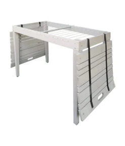 Habau Balkontisch Mit Wäscheleine, Ca. B106/H75/T60 Cm -Günstig Gartenbedarf 4192795 WE FS 003 HabauBalkontischWaeschespinne