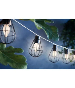 Günstig Gartenbedarf -Günstig Gartenbedarf 4194478 WE MO 001 DehnerSolarLichterketteRetroBeleuchtungTerassenbeleutungSolarkette