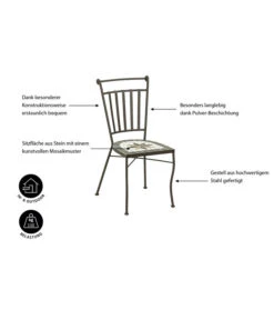 Dehner Mosaikstuhl Diana 13 Dehner Mosaikstuhl Diana -Günstig Gartenbedarf 4209813 WE IG 001 StuhlDianaFINAL