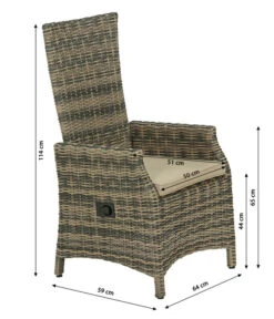 Dehner Geflechtsessel Siena, Braun Meliert 9 Dehner Geflechtsessel Siena, Braun Meliert -Günstig Gartenbedarf 4209961 WE BG 001 GeflechtsesselSiena