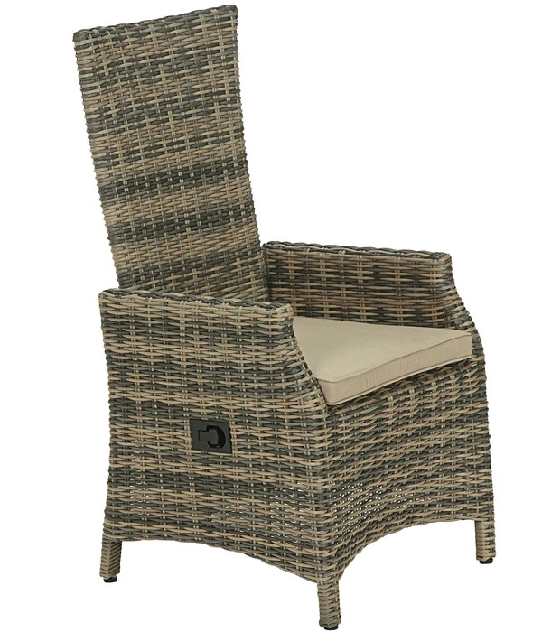 Dehner Geflechtsessel Siena, Braun Meliert 3 Dehner Geflechtsessel Siena, Braun Meliert