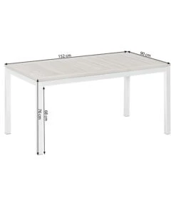 Dehner Gartentisch Toulouse, Ca. B152/H75/T90 Cm 13 Dehner Gartentisch Toulouse, Ca. B152/H75/T90 Cm -Günstig Gartenbedarf 4210613 WE FS 002 TischToulouseSkizze