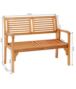 Dehner Klappbank Douglas, 2-Sitzer -Günstig Gartenbedarf 4216784 WE BG 001 KlappbankDouglas