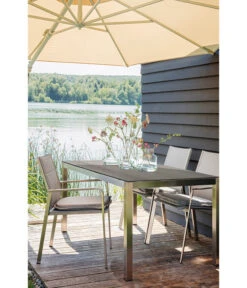 Dehner Premium Esstisch Nantes, Ca. B152/H75/T90 Cm -Günstig Gartenbedarf 4218210 4209920 4209938 WE DE 008 DehnerTischNantesNEUtif