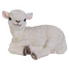 Dehner Polyresin-Lamm Sitzend, Ca. B36,5/H24,5/T27 Cm -Günstig Gartenbedarf 4220414 WE FS 001 DehnerPolyresin LammsitzendGartendekoGartenfigur