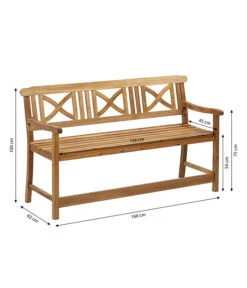 Dehner Gartenbank Malmoe -Günstig Gartenbedarf 4223186 WE BG 001 DehnerParkbankMalmoe