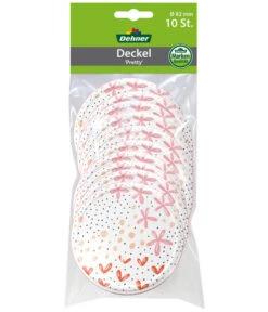 Dehner Schraubdeckel Pretty Für Einkochgläser, Ø82 Mm, 10er-Set